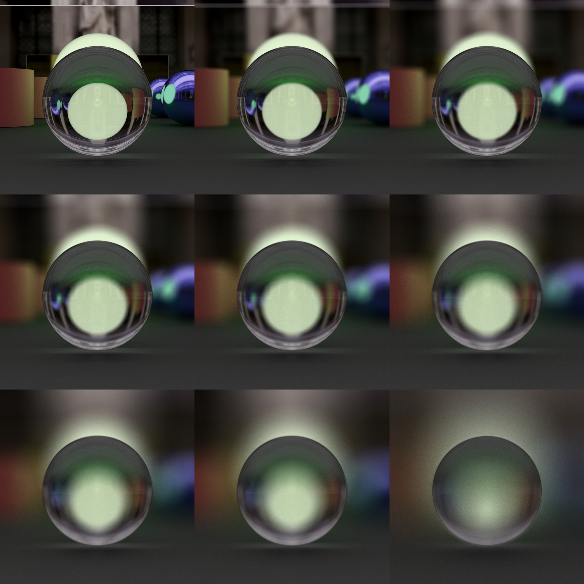 Blank 9 Grids Collage
